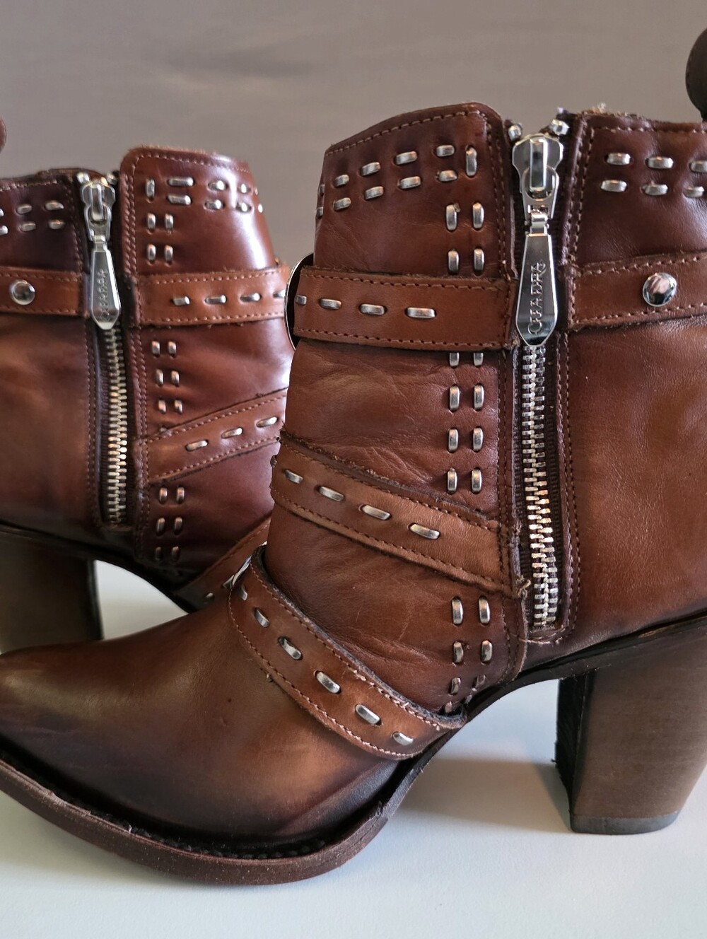 Cuadra maple cowhide leather ankle boots women’s Sz 6 1/2 - Picture 10 of 16